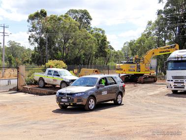 Max's Ford Territory on a security job, Collie, Western Australia
